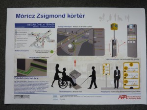 Móricz Zsigmond körtér akadálymentesített látványterve