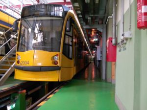 Hungária kocsiszín combino villamos tesztelés