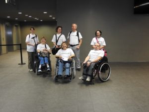 különböző fogyatékossággal élő tesztcsoport tagokkal